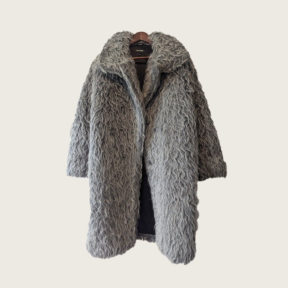 MACKAGE - Fluffy wool coat - Sz XL (fits loose)